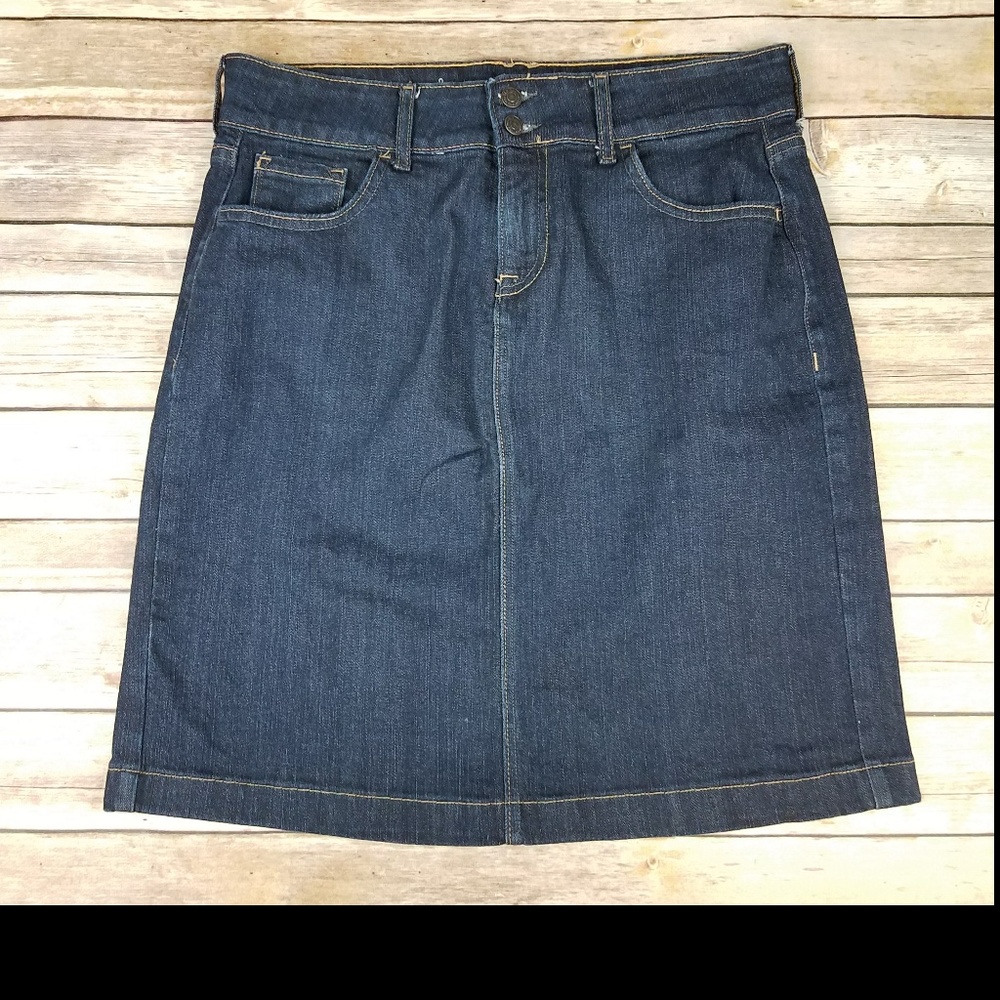 Old Navy Pencil Straight Classic Jean Skirt Sz 8